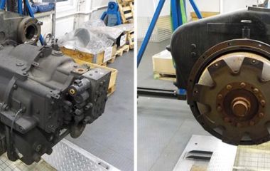 Ремонт трансмиссии TE17 Dana 340FTE17311-50 Kalmar