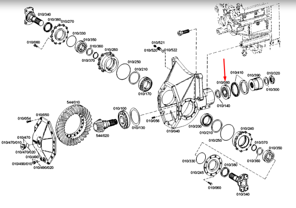 384483A1 Подшипник New Holland 0750117258