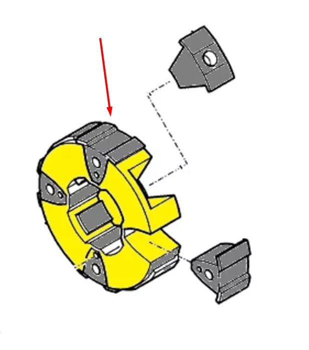 Komatsu 20R-01-11210 Муфта 8AS для PC20, PC25