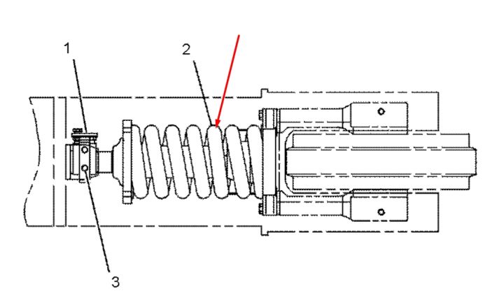 Caterpillar 1028118 Натяжитель гусеницы для 315, 317