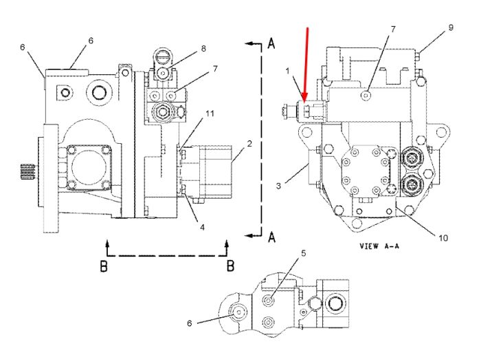 Caterpillar 1070677 Клапан соленоидный D8, D9, D10
