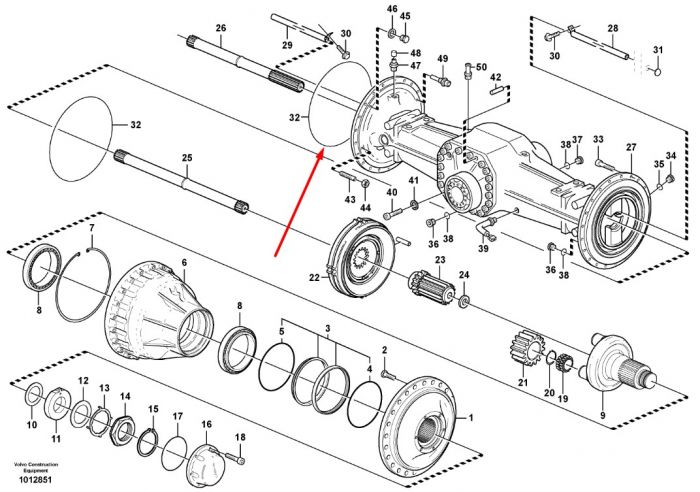 11034910 Уплотнительное кольцо VOLVO L150, L180