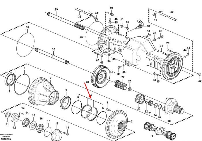 Сальник бортового редуктора 11102685 Volvo L150, L180 даукон, уплотнение