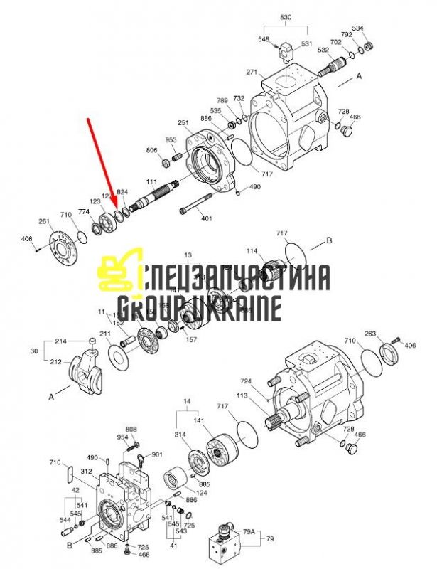 Проставка подшипника Kawasaki 113784A Handok
