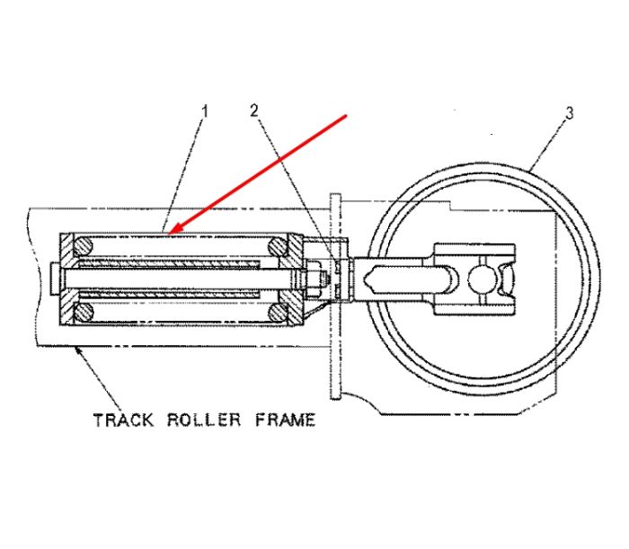Caterpillar 1156422 Натяжитель гусеницы для 318B, 320B