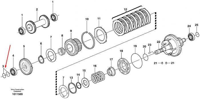 CA0148565B (87705461, 148565, 11712955) Кольцо уплотнительное, тефлоновое Komatsu
