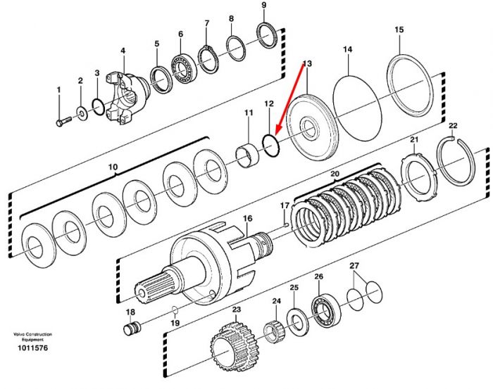 028548 (X2230492, CA0028548, 6194997M1, 11712991) Кольцо уплотнительное Carraro