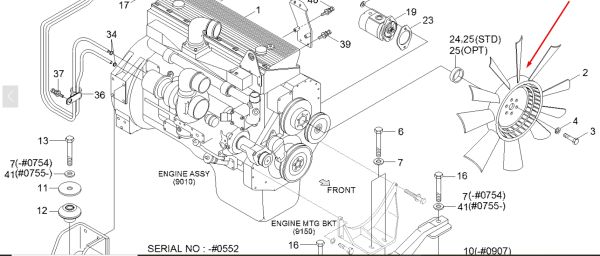 Hyundai 11NB-00051 Крыльчатка для R500LC7