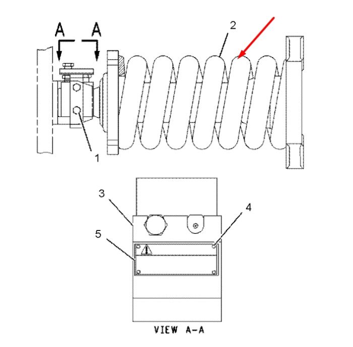 Caterpillar 1225135 Натяжитель гусеницы для 320