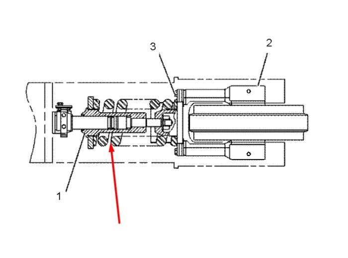 Caterpillar 1225177 Натяжитель гусеницы для 320