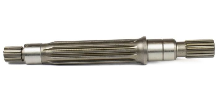 Kawasaki 12926 Вал гидронасоса L=257.7 mm, 15T для серии K3SP30, K3SP36 SKS