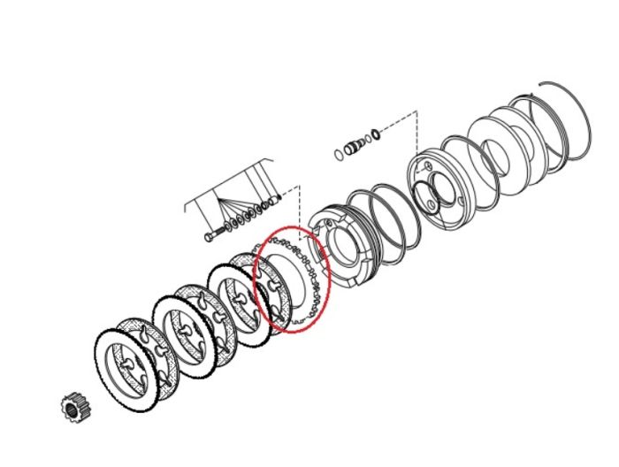 Carraro 136644 (237022A1, 204-3091, 85808317, 086193396M1, 11988608) Тормозной диск