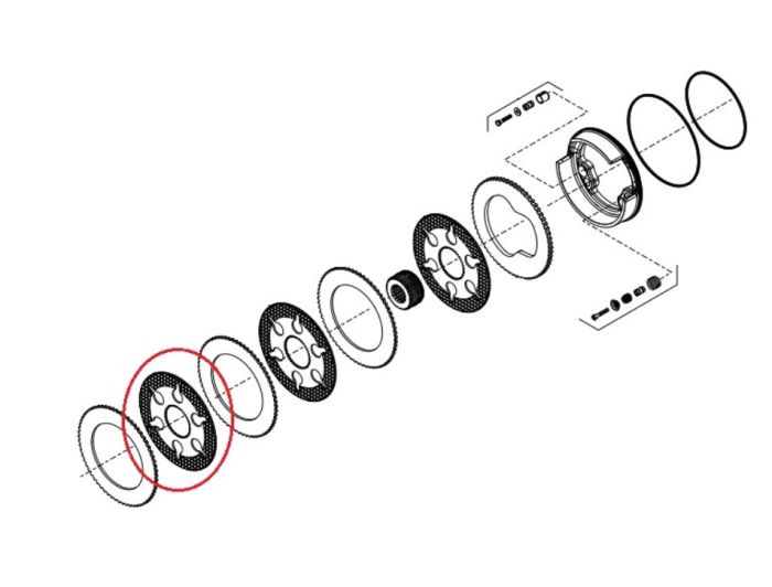 Carraro 143874 (85827747, 217-2895/GEUG43908, CA0143874, 6193395M1, 11709332) Фрикционный диск