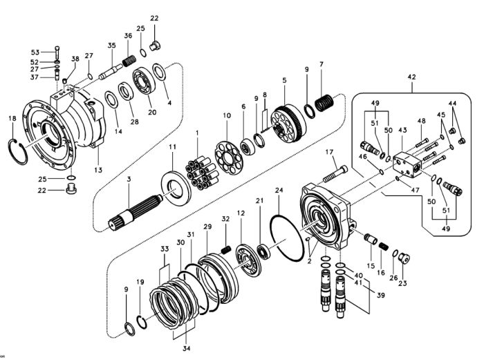 14550094 Поворотний редуктор VOLVO EC240