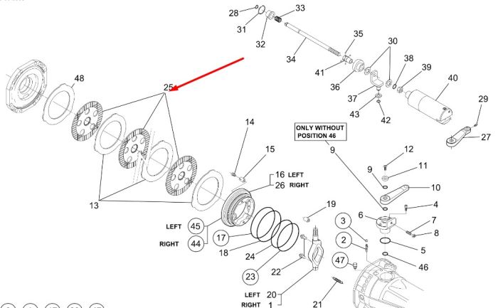 76086108 (71482511N) Тормозной диск New Holland, Dana Spicer Z-16