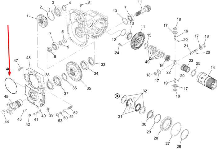 153310895 Уплотнительное кольцо New Holland