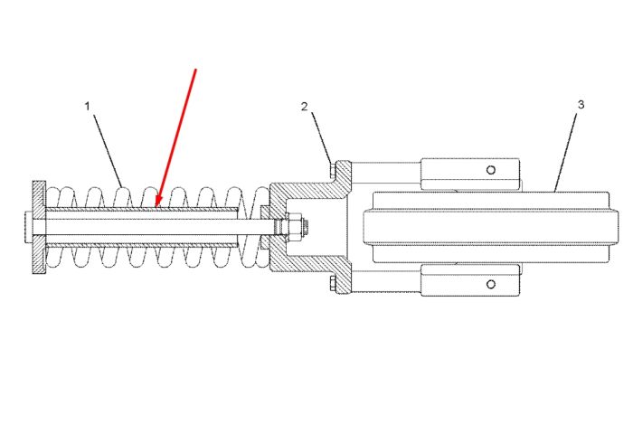 Caterpillar 1880895 Натяжитель гусеницы для 312C