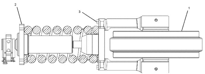 Caterpillar 1941259 Натяжитель гусеницы для 318C, 320C