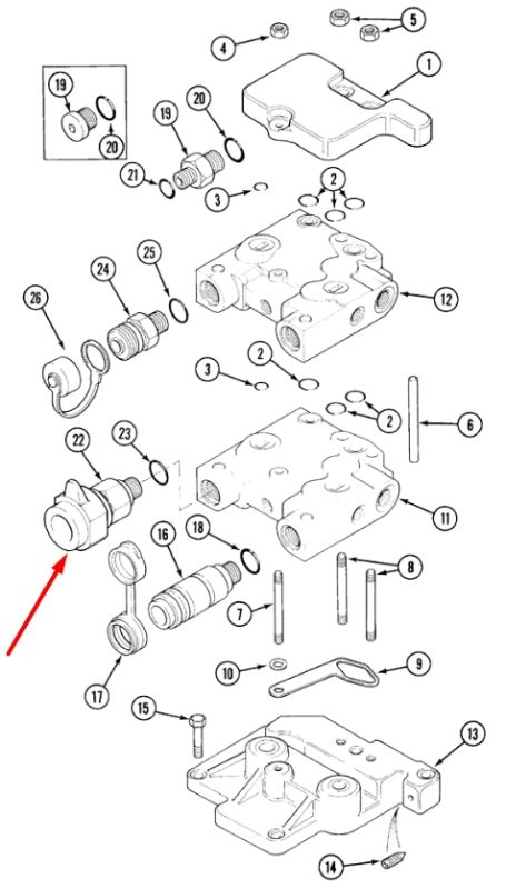 Case 1954145C2 Разрывная муфта 5120, 5130