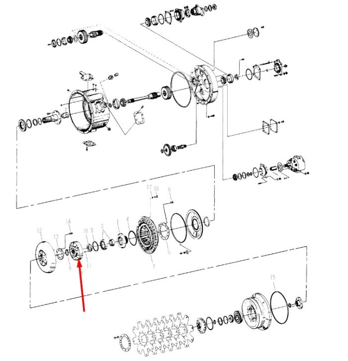 218859 Реактор гидротрансформатора Dana Spicer C8000, CL8000