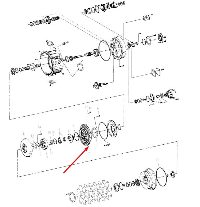 222271 Ротор Dana Spicer C8000, CL8000