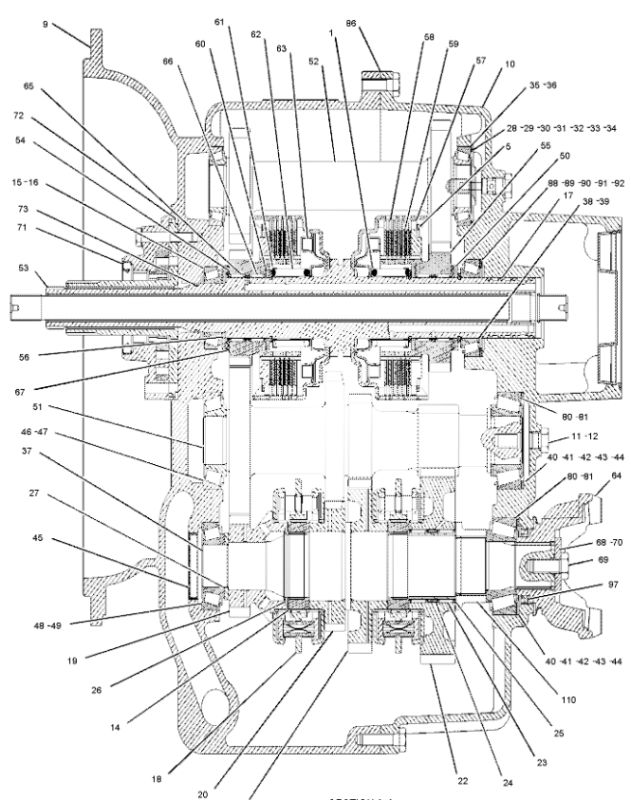 Caterpillar 2238181 Соленоїд клапана 12V 424D, 428D, 432D