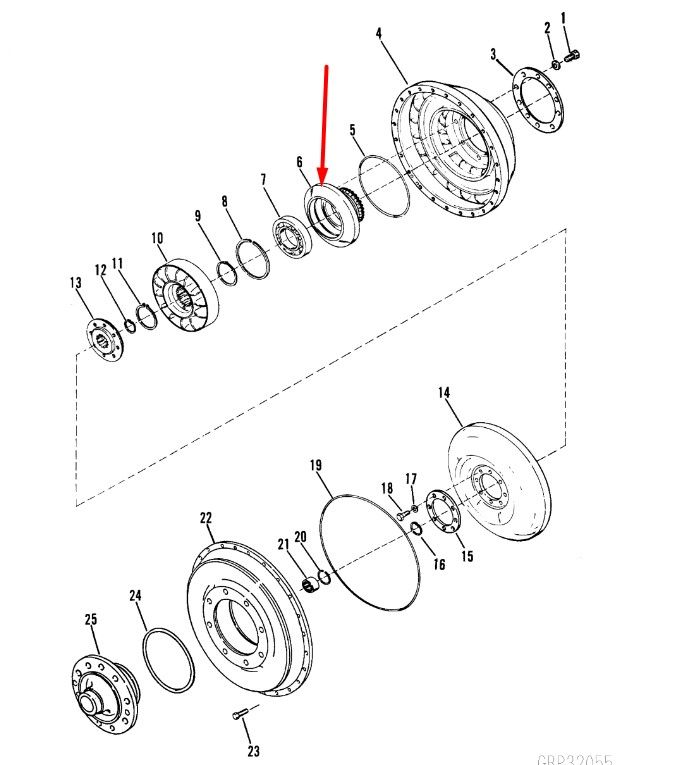 238088 Ступица ротора Dana Spicer C5000, CL5000