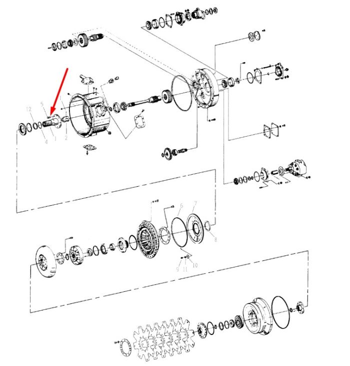 237395 Суппорт статора для конвертора Dana Spicer C8000, CL8000