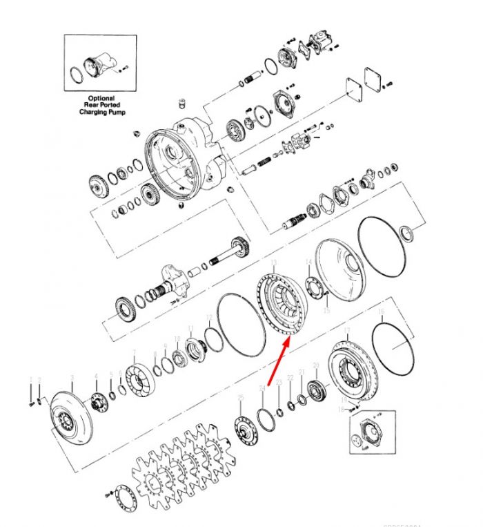 238092 Ротор Dana Spicer C5000, CL5000, 34000, 36000, 40000, TE27, TE32