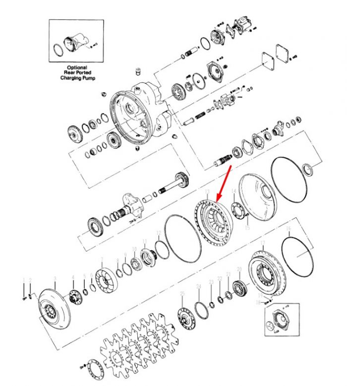 243085 Ротор Dana Spicer C5000, CL5000, 34000, 36000, 40000, TE27, TE32