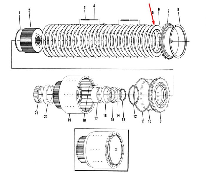 238174 Диск фрикционный стальной Dana Spicer 28000, 32000