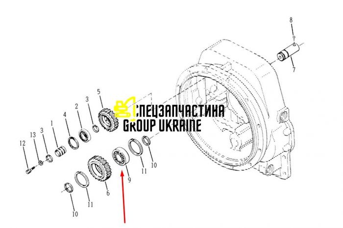 Подшипник 238223 Dana Spicer