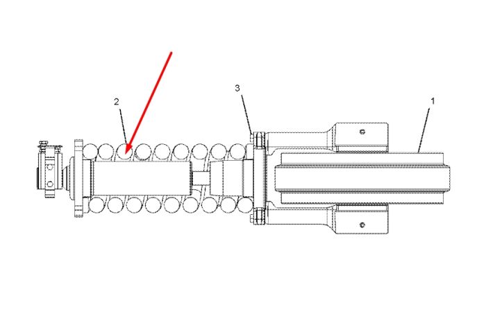 Caterpillar 2394355 Натяжитель гусеницы для 322C