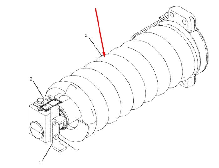 Caterpillar 2394357 Натяжитель гусеницы для 322C