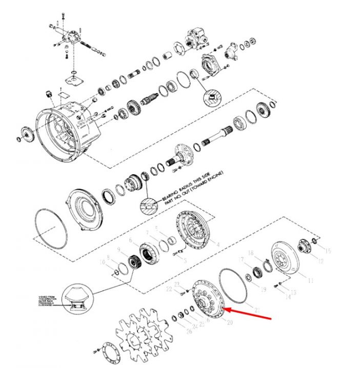 239576 Крышка Dana Spicer C2000, 18000