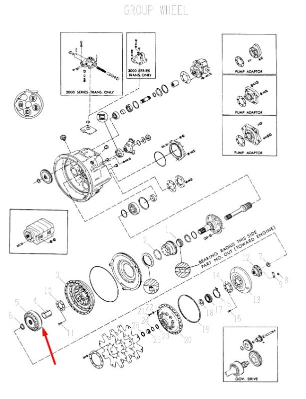239774 Реактор гидротрансформатора Dana Spicer C2000, 18000