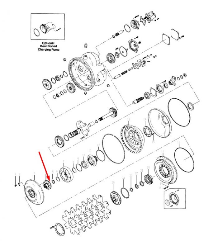 241559 Турбина Dana Spicer C5000, CL5000, 34000, 36000, 40000, TE27, TE32