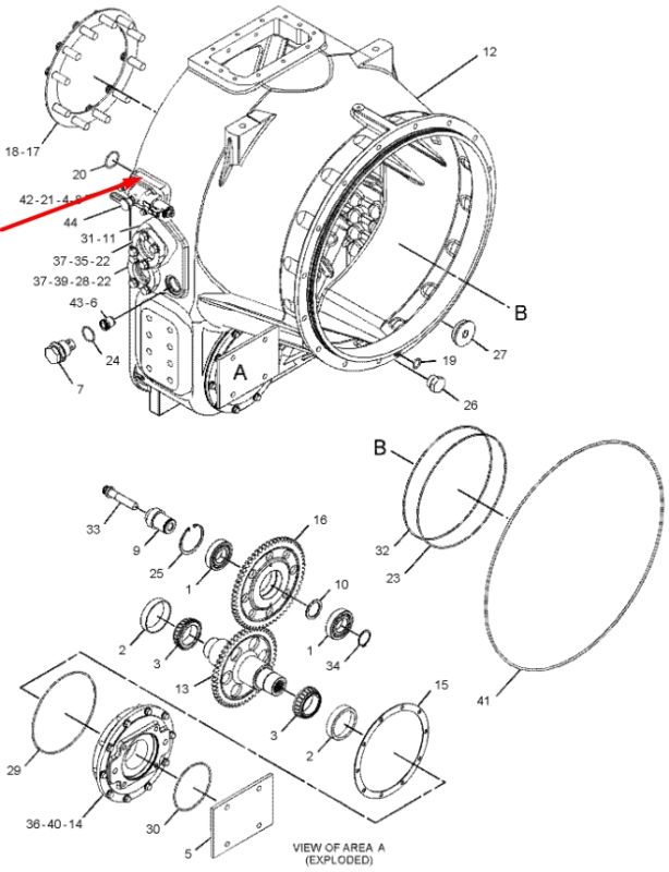 Caterpillar 2443114 Запорный клапан трансмиссии для 938G
