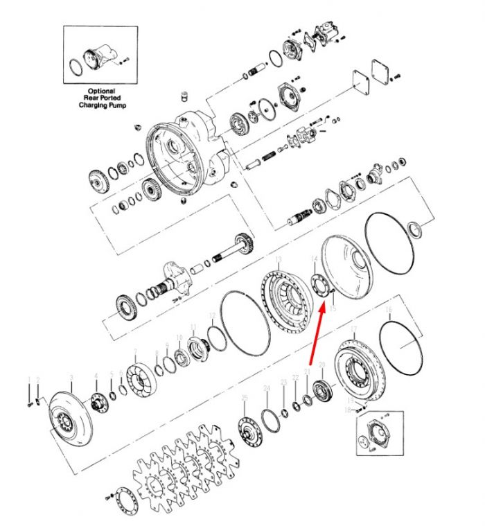 247294 Ступица ротора Dana Spicer C8000, CL8000