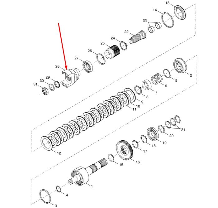 76086306 (4203852, 9969090, 9970058) Фланец New Holland для КПП Dana Spicer T16000