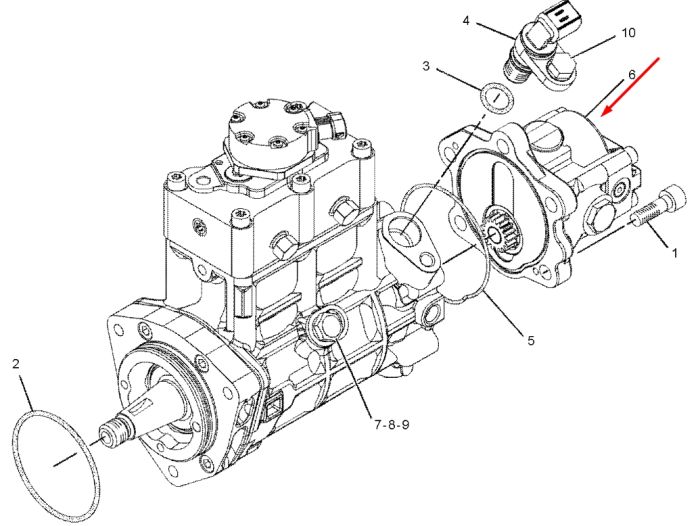 Caterpillar 2923751 Топливоперекачивающий насос 320D