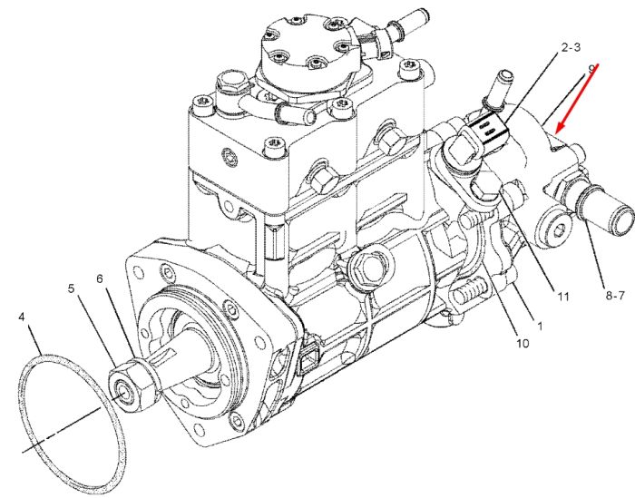 Caterpillar 2930249 Топливоперекачивающий насос 320D