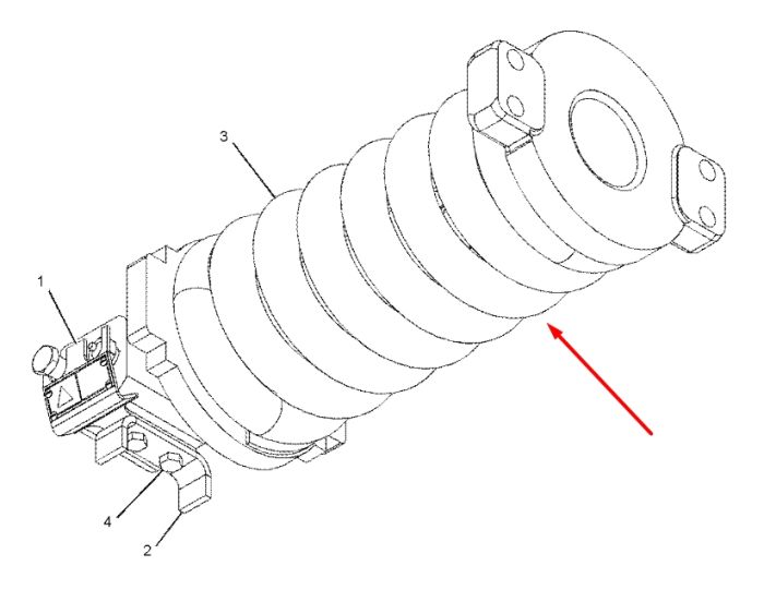 Caterpillar 2979142 Натяжитель гусеницы для 311D, 312D, 314D