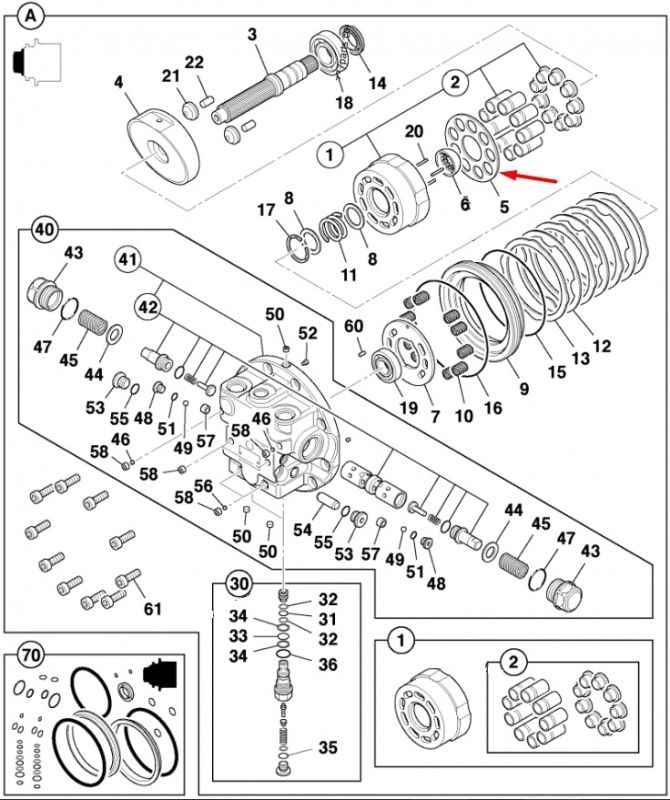 JCB 332/E5656 Пластина притискна JS115