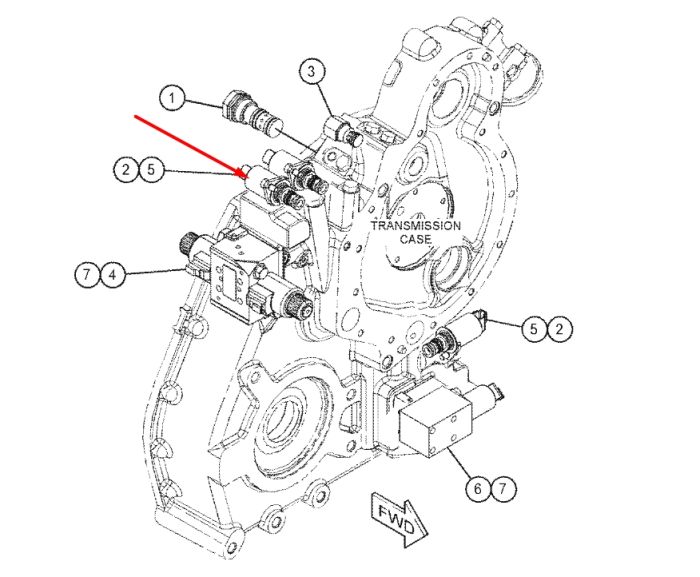 Caterpillar 3347531 Электромагнитный клапан в сборе 12V