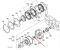 Kubota 34076-61540 Игольчатый подшипник с корпусом 25x32x12 мм для GL220