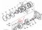 Kubota 34076-61570 Уплотнительное кольцо для GL220