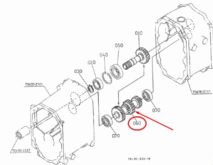 Kubota 37410-14310 Шестерня КПП