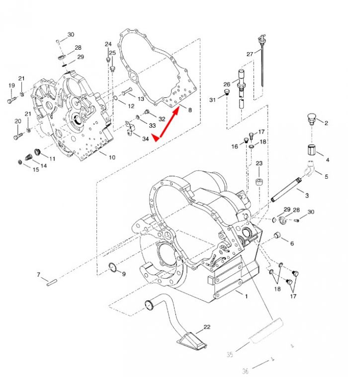 4201491 Уплотнительная прокладка Dana Spicer T12000