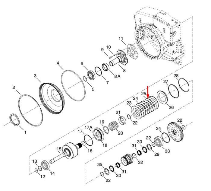 4206374 Диск фрикционный стальной Dana Spicer TE13, TE17
